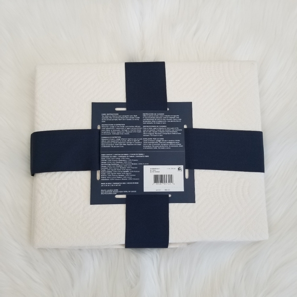 Ralph Lauren Park Row Elysia Euro Sham Cream New - Picture 4 of 9